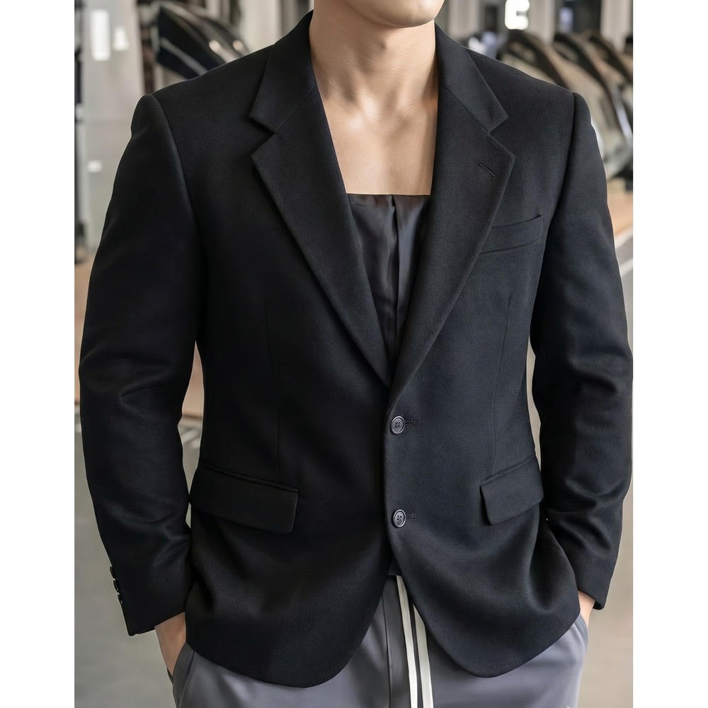 🖤Vintage Fioravanti Couture Blazer Mens 40R Black 100% Cashmere Sport Coat USA